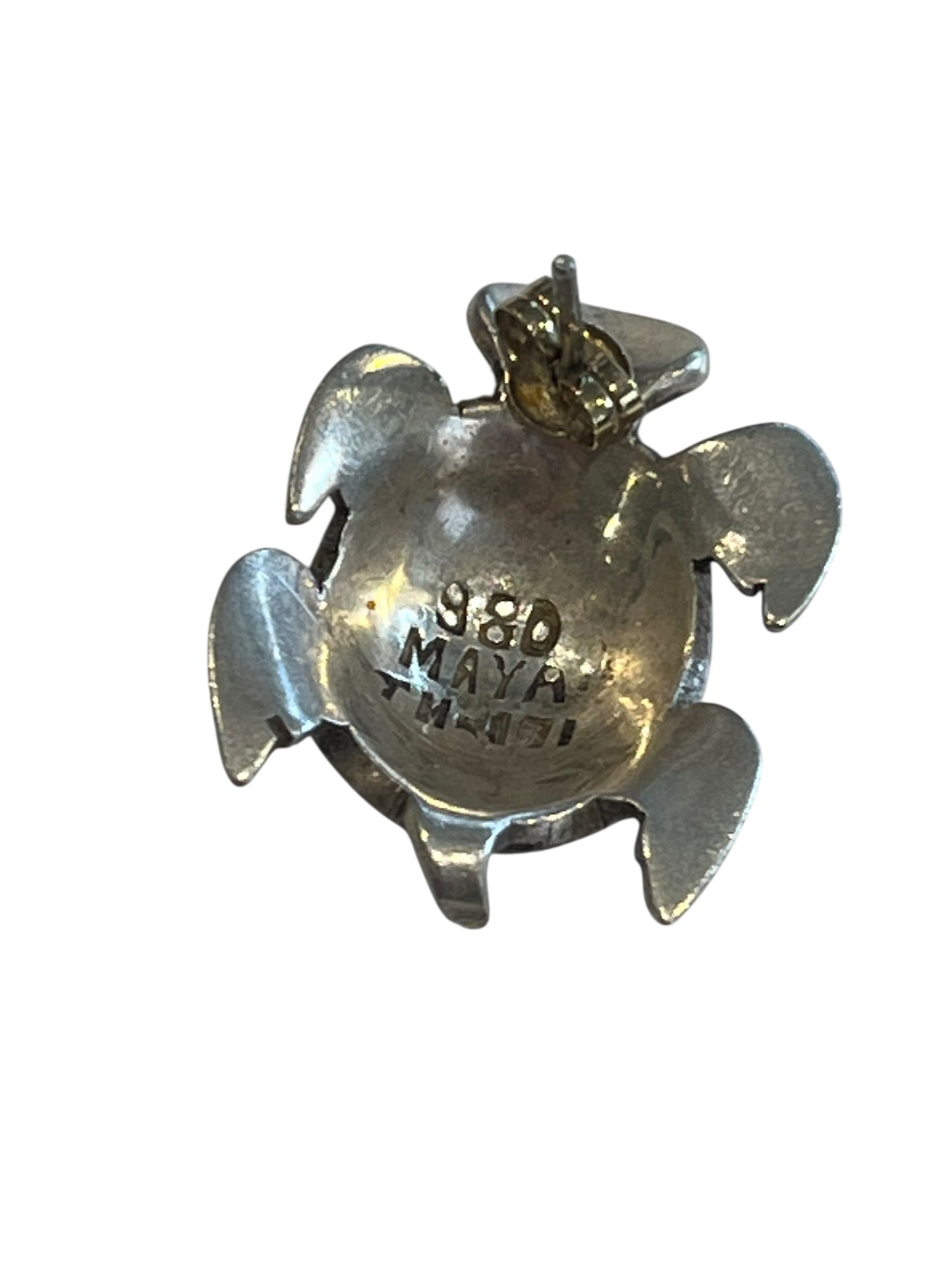 MEXICAN SILVER TURTLE EARRINGS