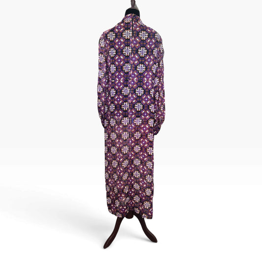70s PURPLE MAXI DRESS | 14