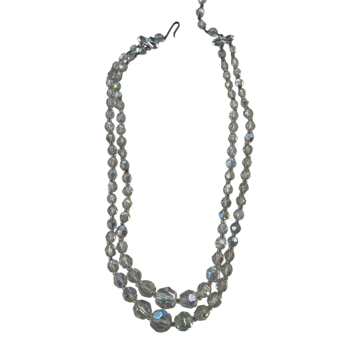 BORELIS DOUBLE CRYSTAL NECKLACE
