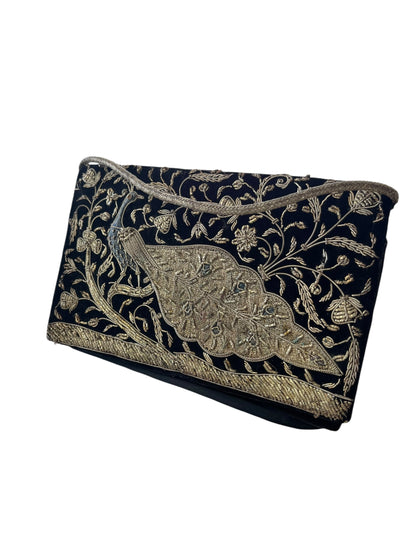 VELVET PEACOCK BAG