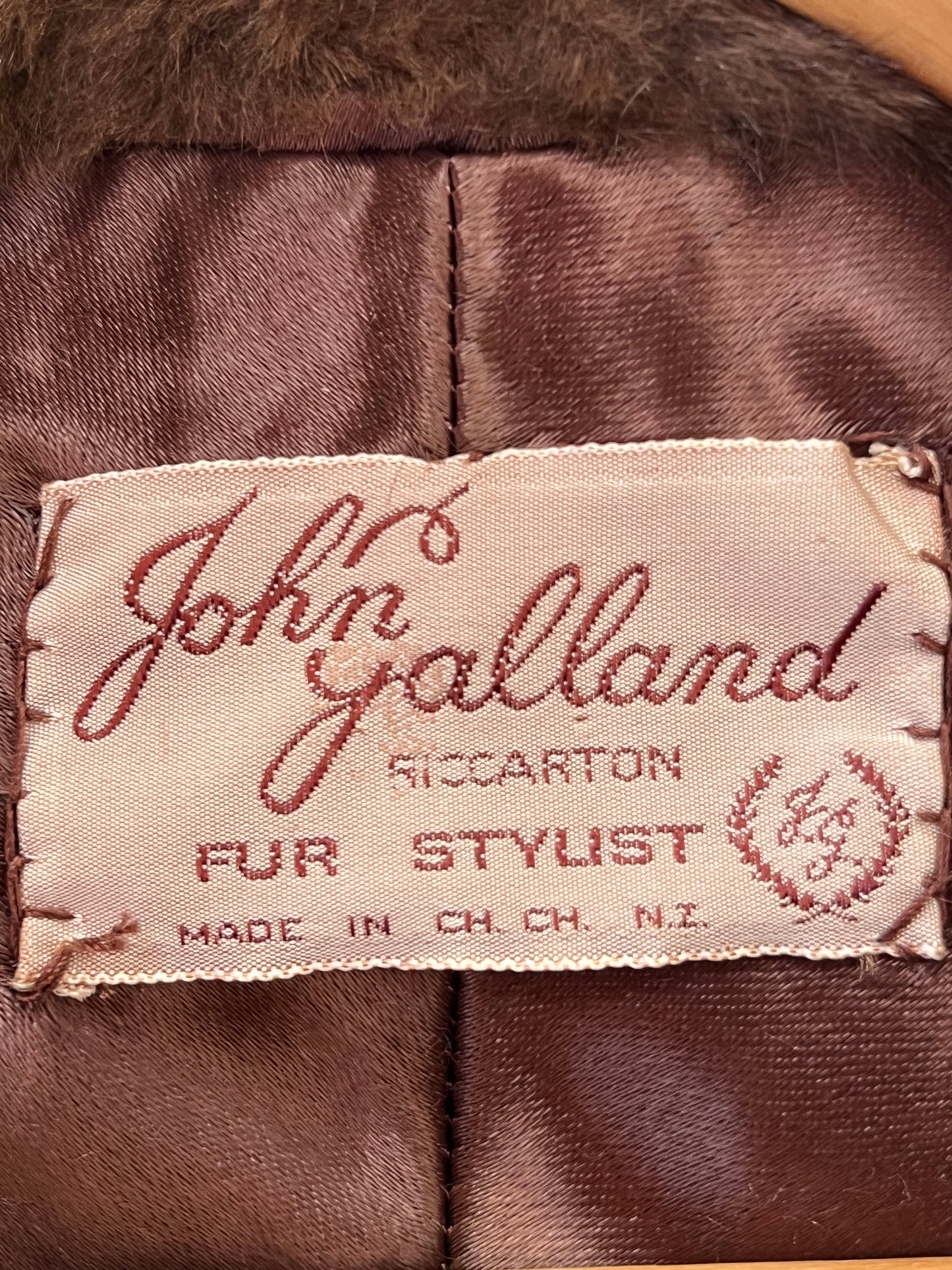 JOHN GALLAND FUR STOLE