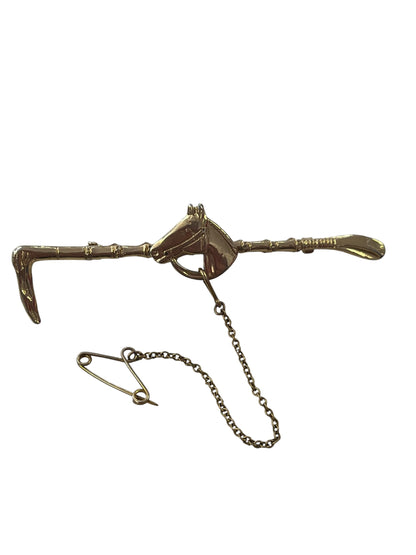 HORSE HEAD BROOCH