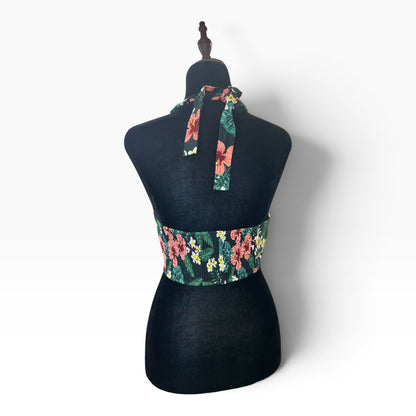 BANNED TROPICAL BANDANA TOP | XL 12/14