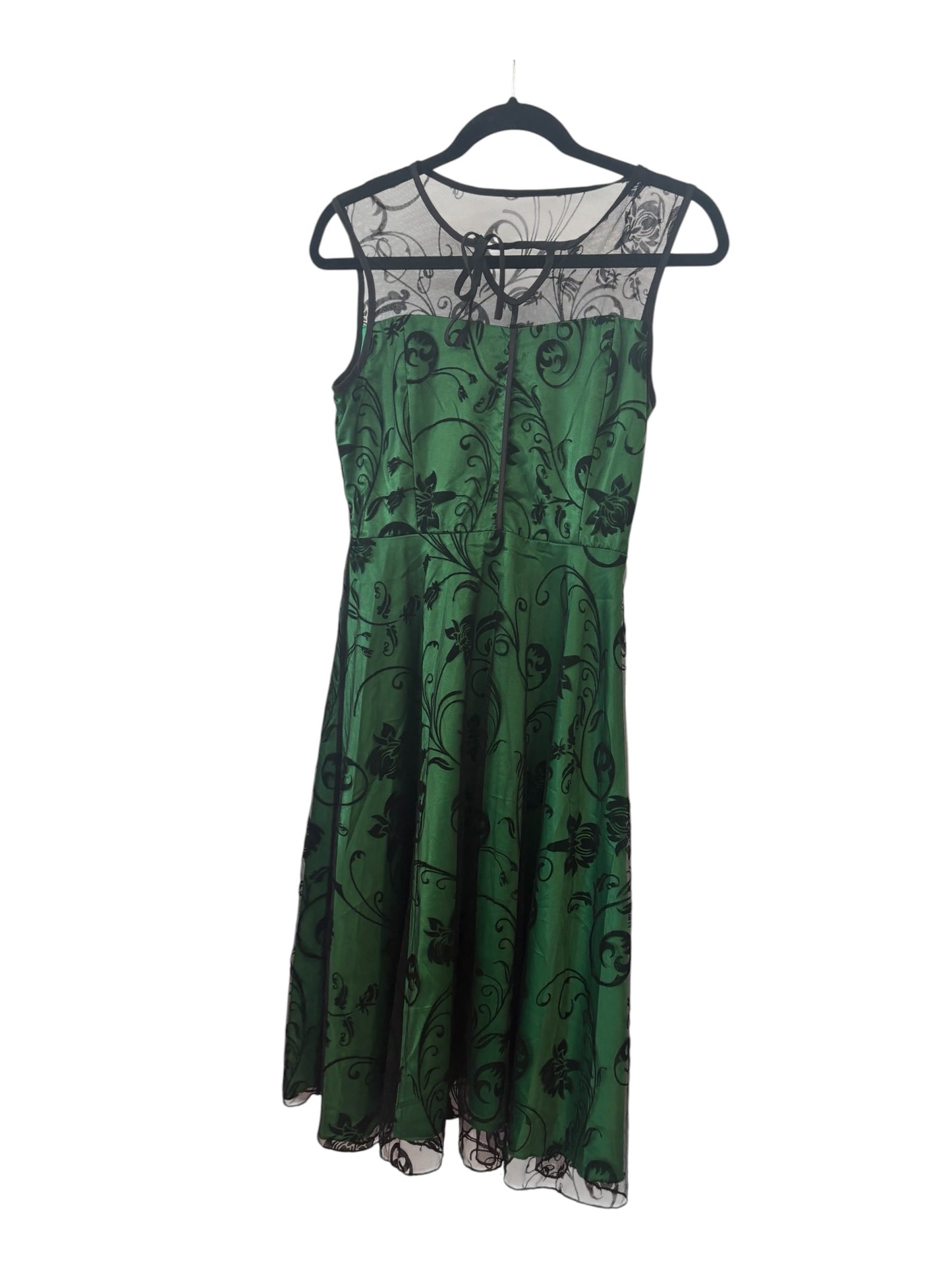 LINDY BOP GREEN ORGANZA DRESS | 8