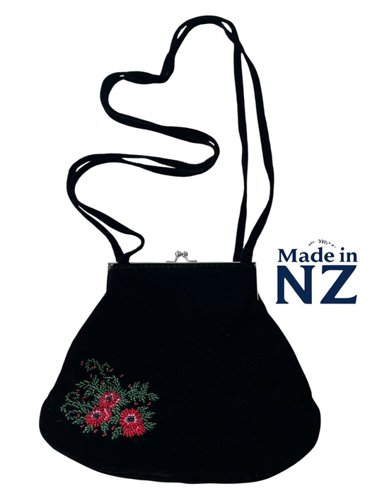 TASMIN COOPER VELVET BAG