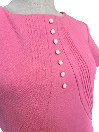 MAGGIE PINK 60S MOD DRESS | 12