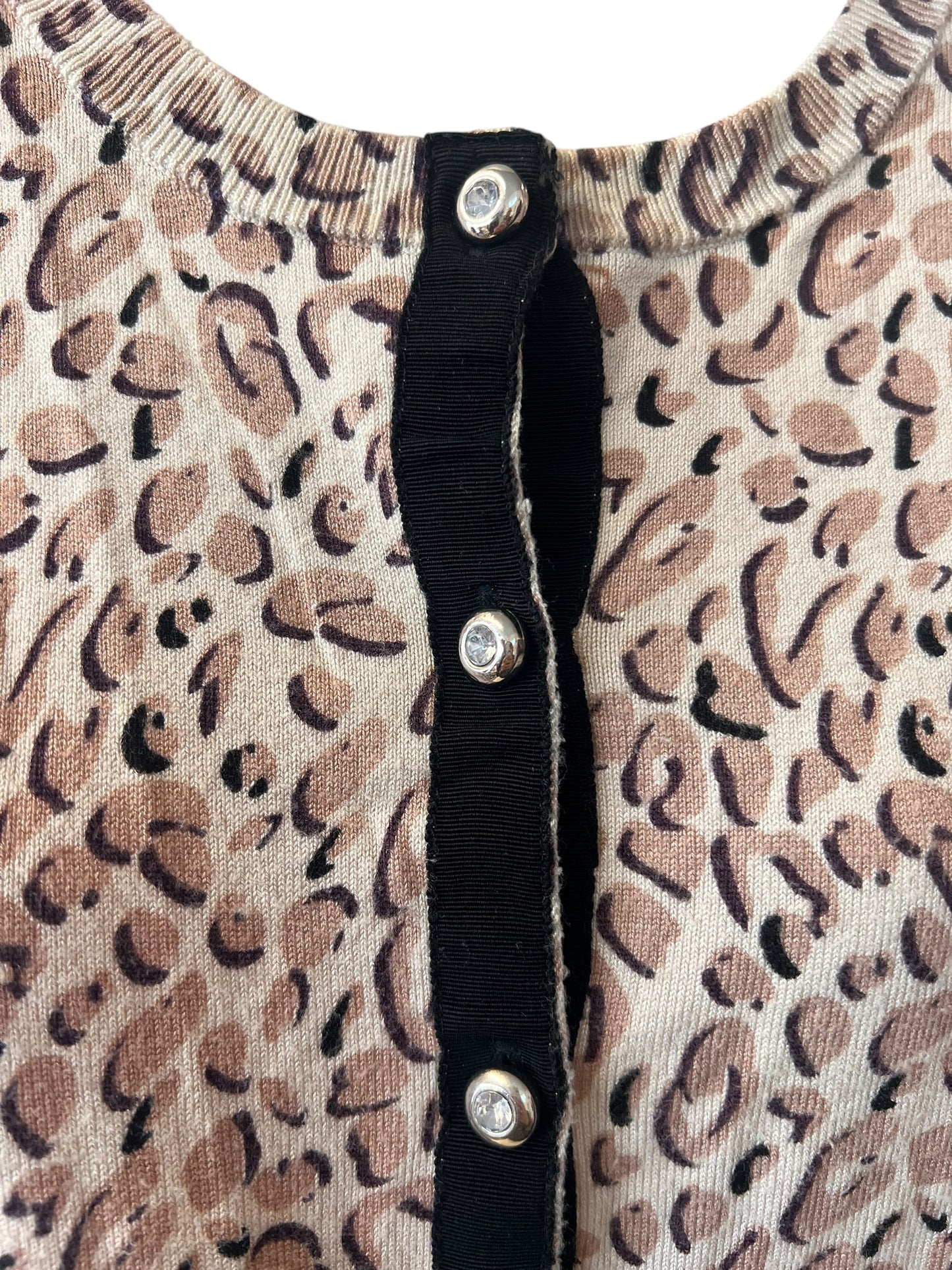 MEMO LEOPARD PRINT CARDIGAN | M