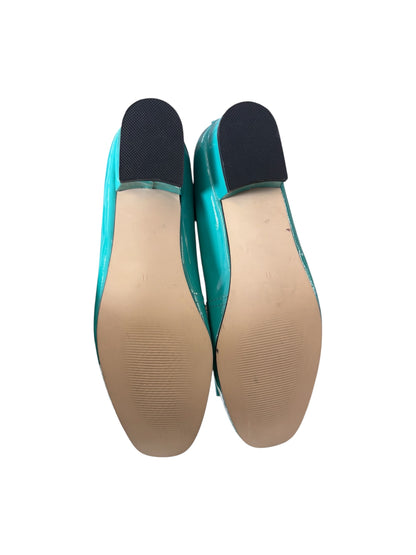 TOP END TEAL LOW BLOCK HEEL | 41