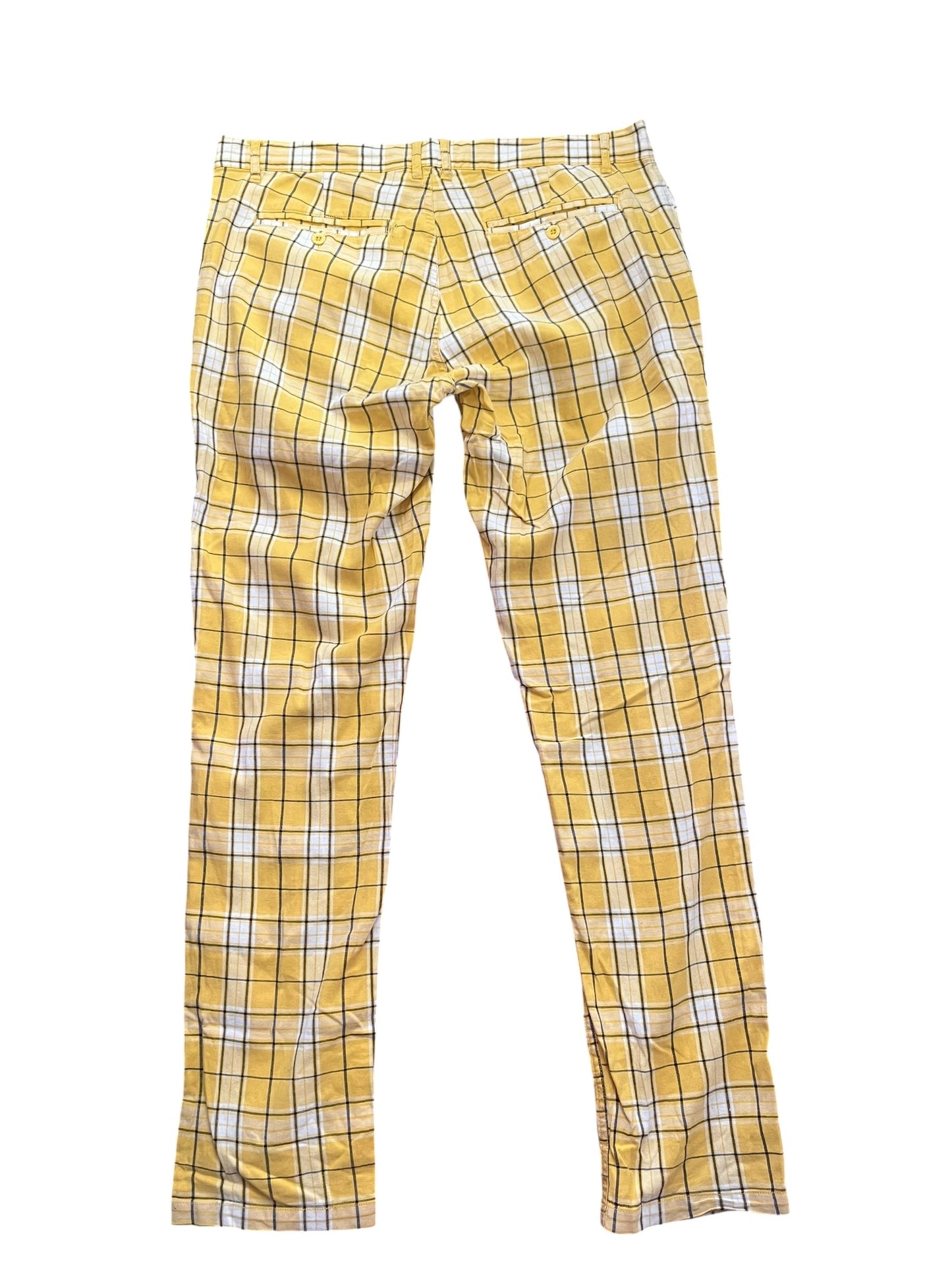DANGERFIELD YELLOW TARTAN PANTS | 34