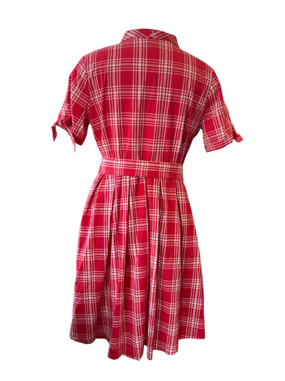 LINDY BOP RED GINGHAM DRESS | 22