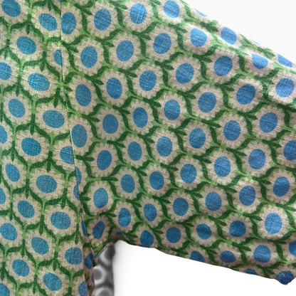 DAZIE GREEN & BLUE FLOWER SHIRT | 14