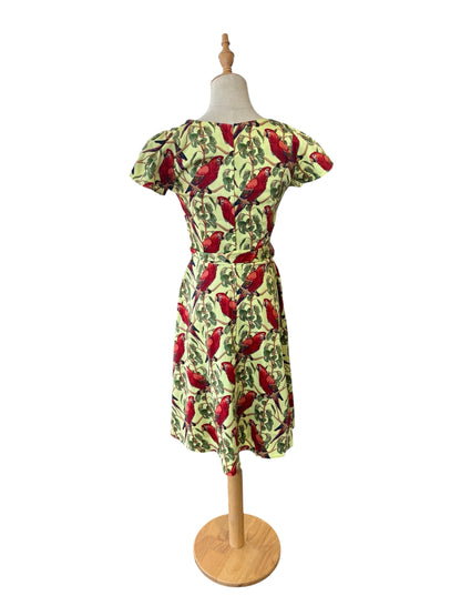 LADY VINTAGE PARROT DRESS | 8