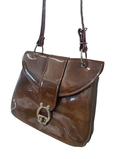 BL FLORIAN BROWN VINYL BAG