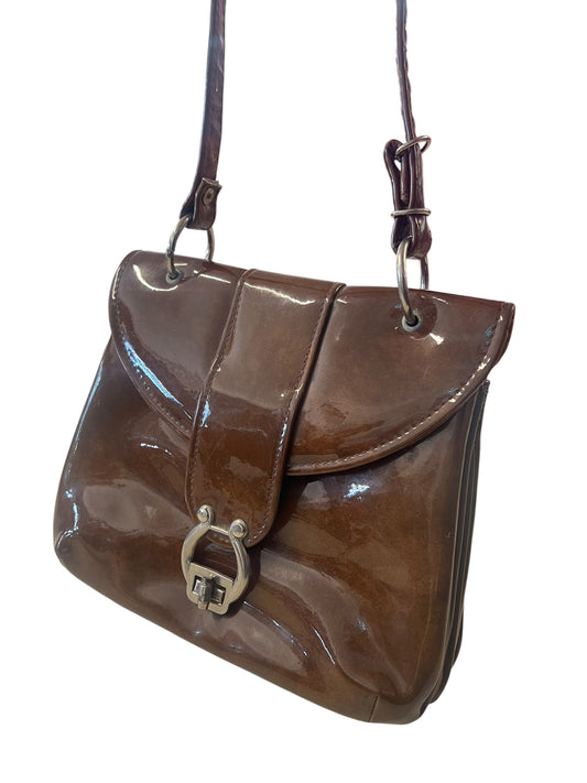 BL FLORIAN BROWN VINYL BAG