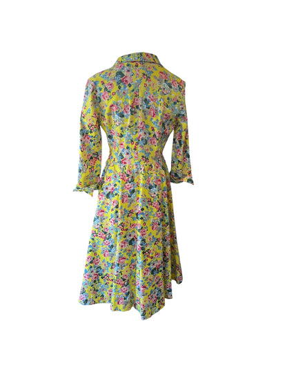 LINDY BOP YELLOW BLOOM DRESS | 12