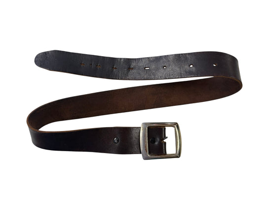 LOVED BROWN LEATHER BELT | S