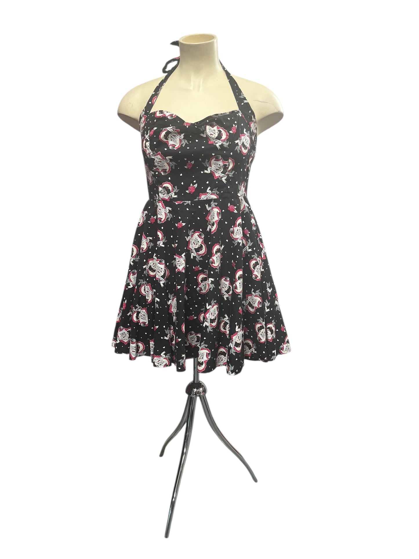HELLBUNNY HEART DRESS | XL