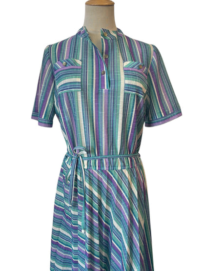 STRIPED SHIRT DRESS | 10-12