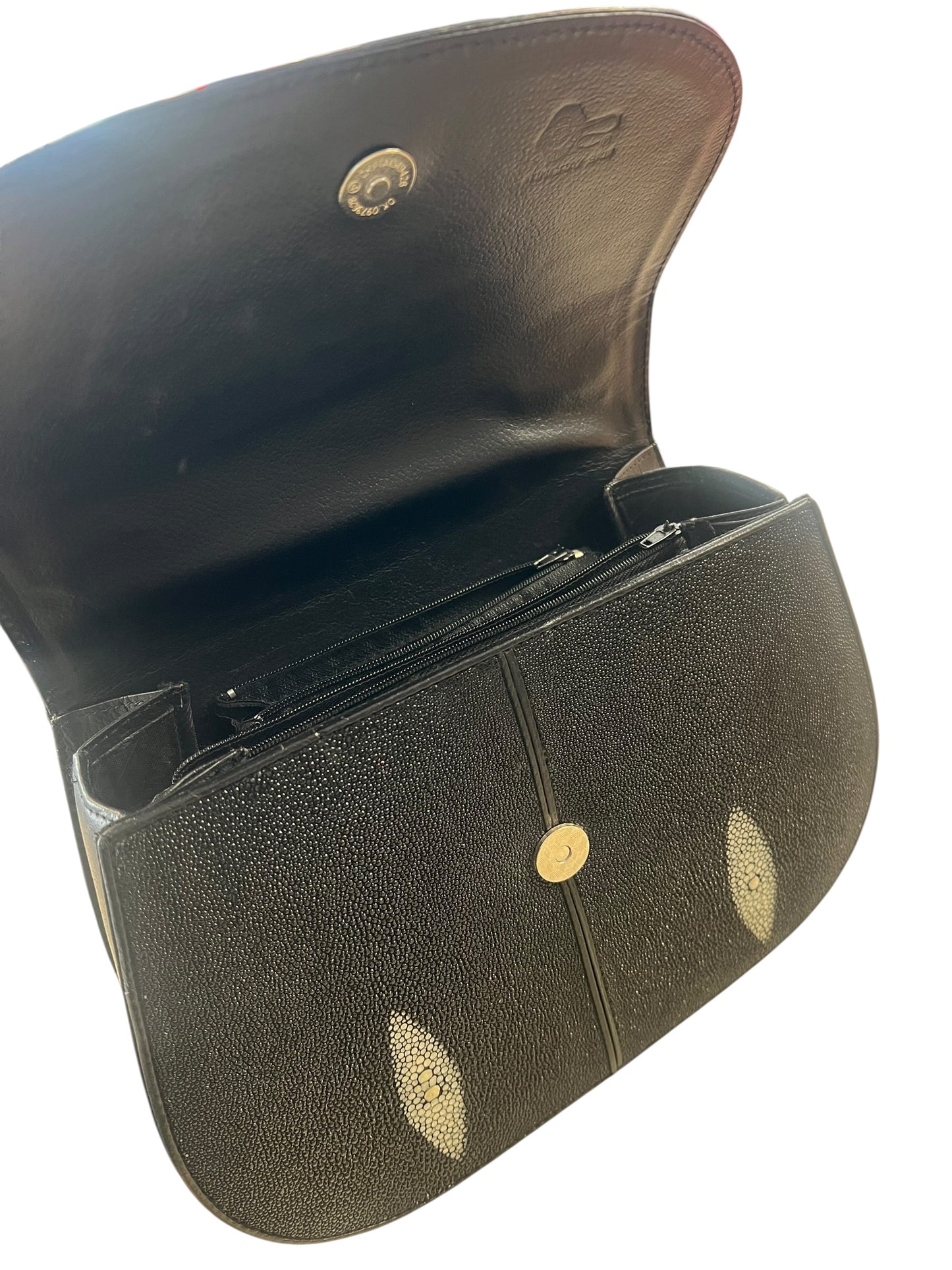 RARE STINGRAY LEATHER SHOULDER BAG
