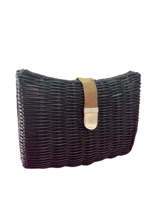 BLACK & GOLD CLUTCH