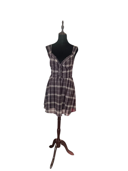 CIDER TARTAN DRESS | S