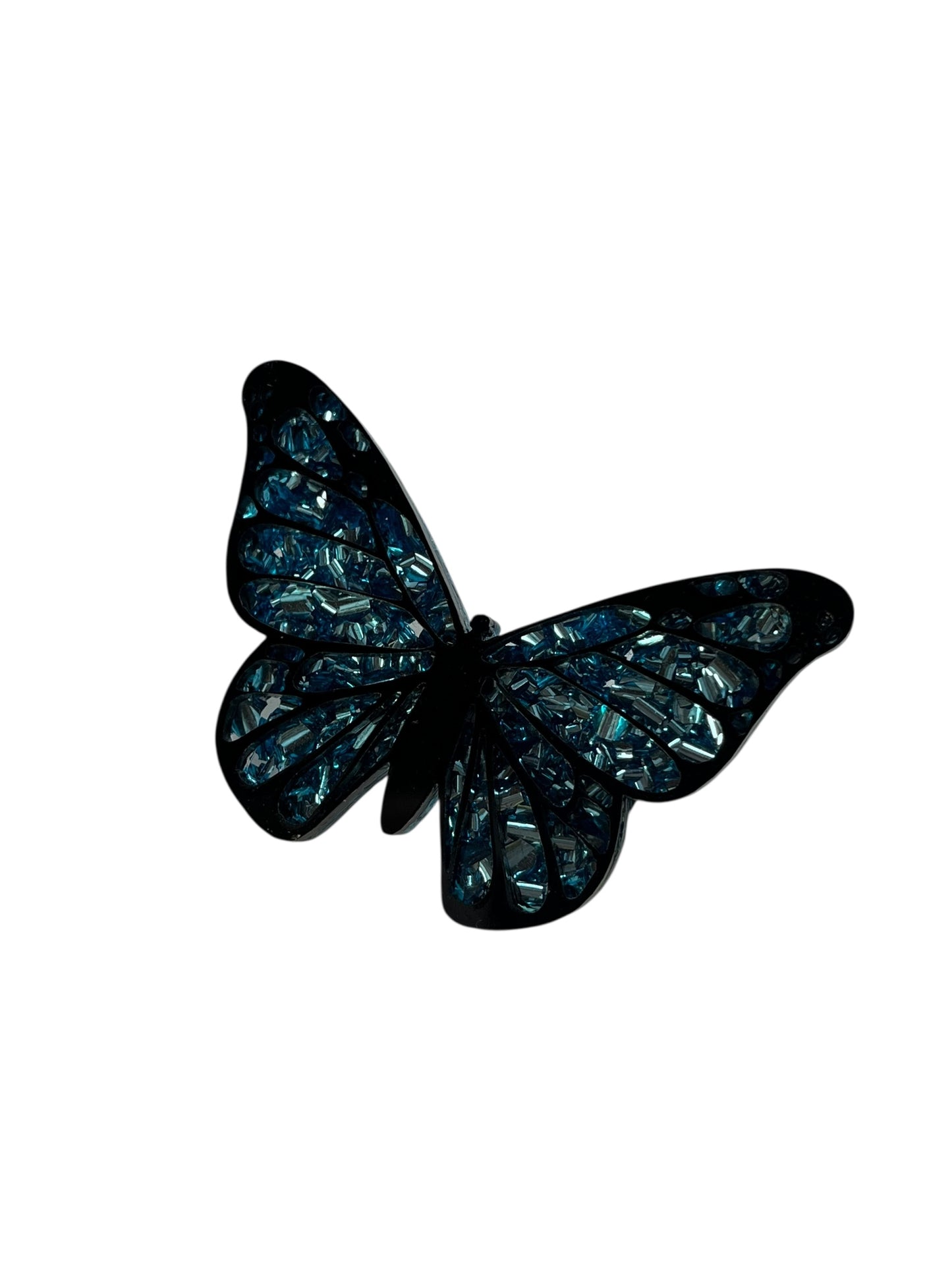 BLUE BUTTERFLY BROOCH