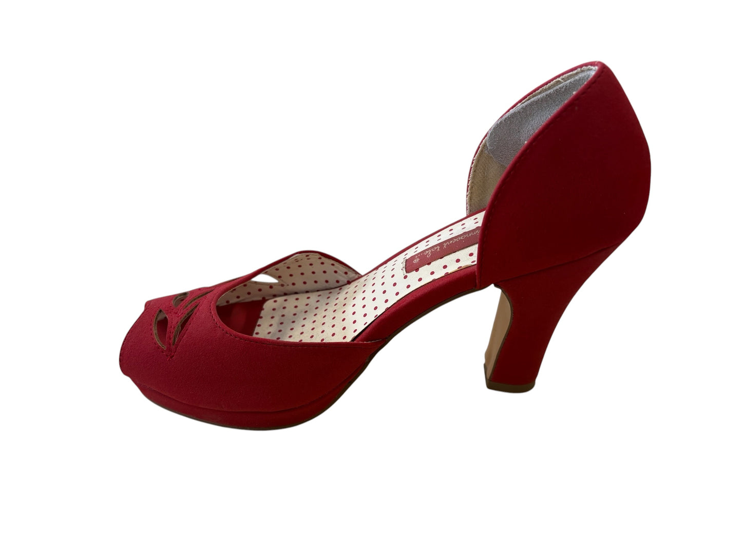 BAIT RED PEEP TOE HEELS | 6