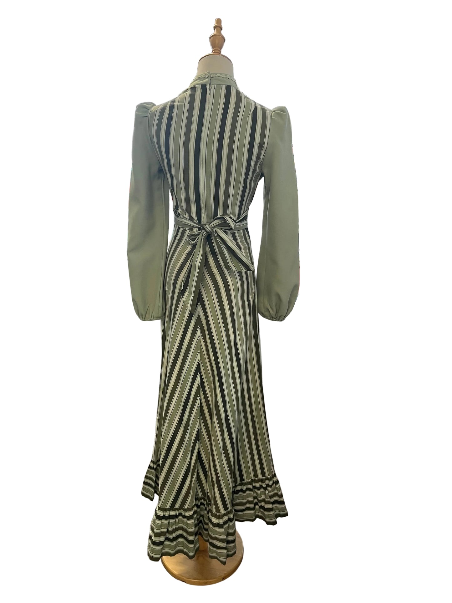 ESTELLE ROSE GREEN 70S DRESS | 8