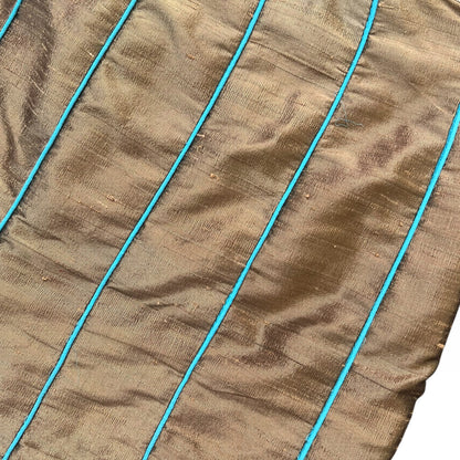 JAN COOKE GOLD SILK SKIRT | 14