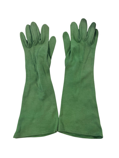 DENTS GREEN GLOVES 6.5