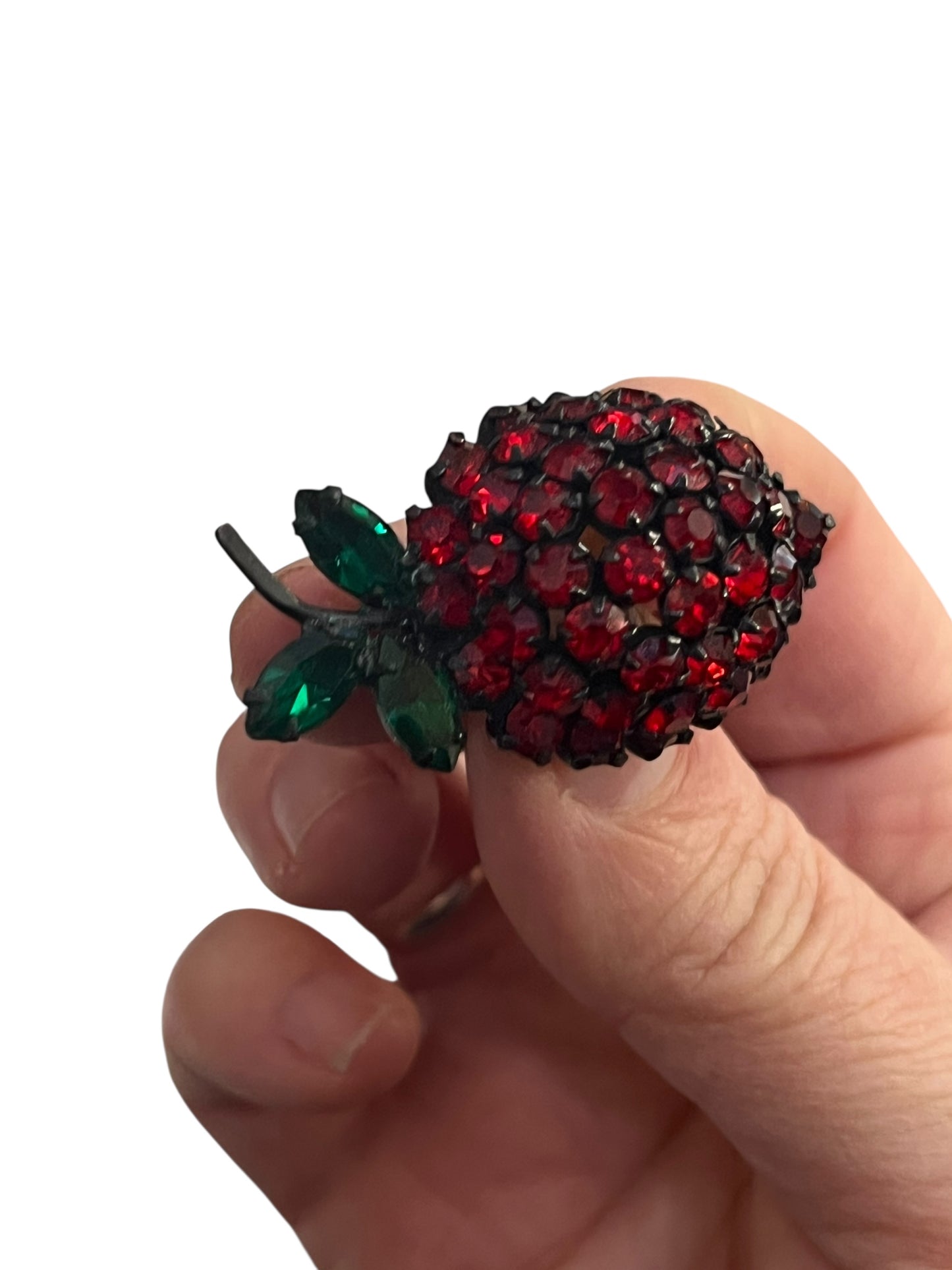 WARNER DOMED BERRY BROOCH