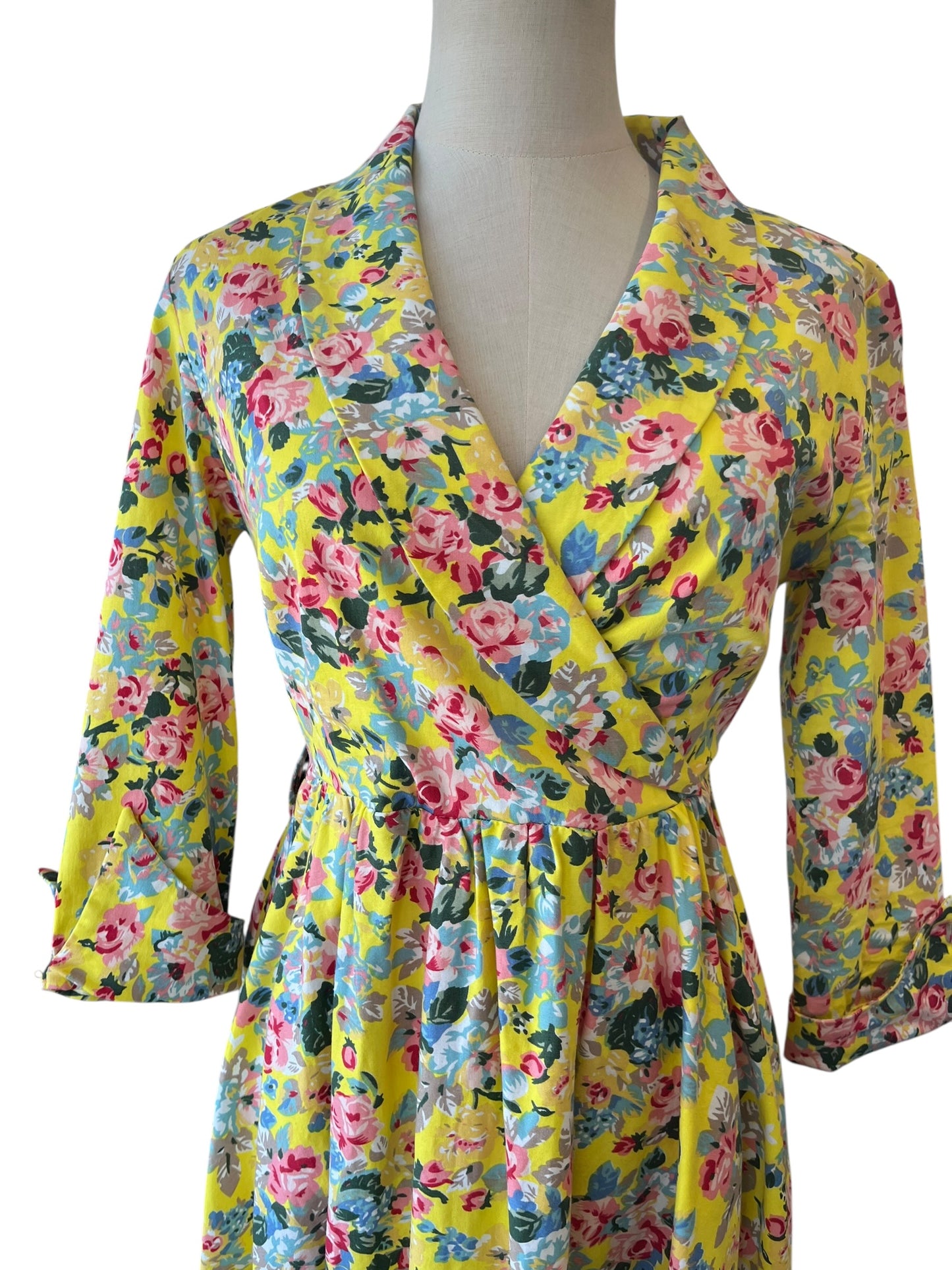 LINDY BOP YELLOW BLOOM DRESS | 12