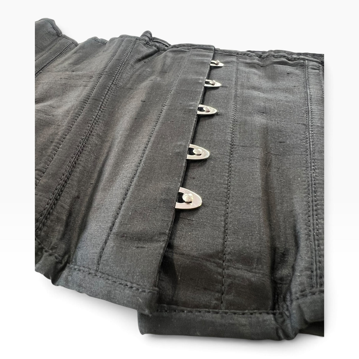 BLACK SILK CORSET | 34