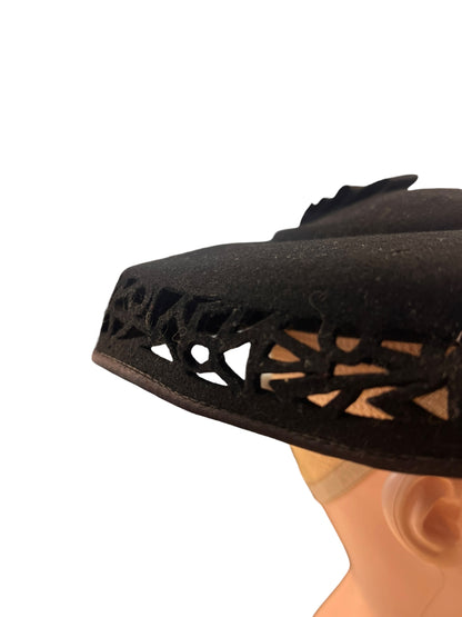 BLACK VINTAGE HAT