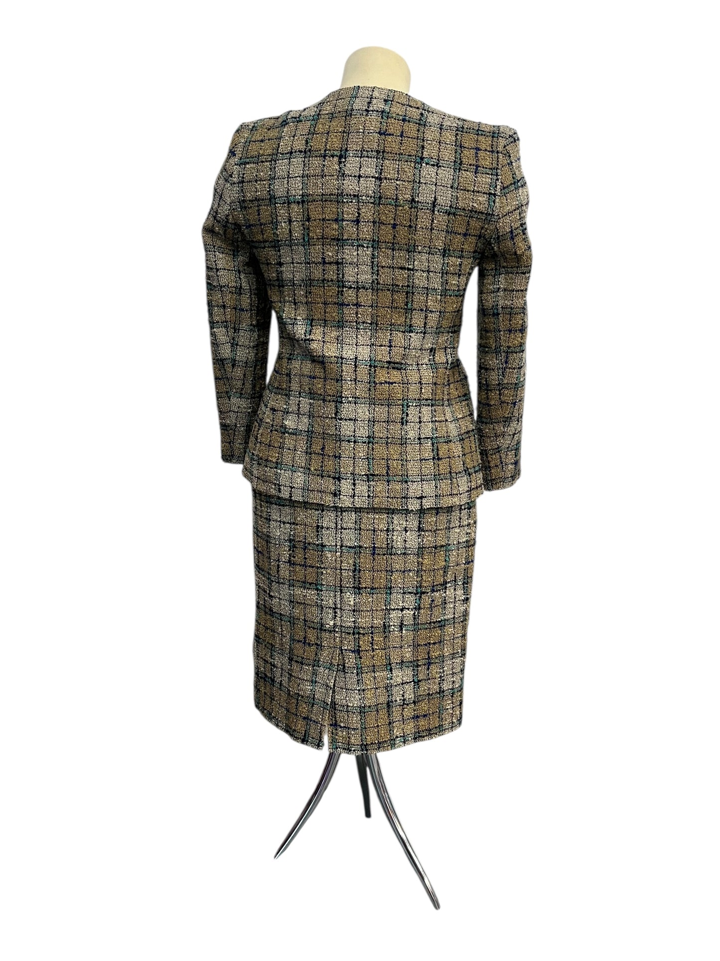 EASTEX WOOL TWEED SUIT SZ 12