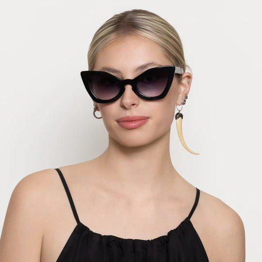 THE WOMB  BLACK SUNGLASSES