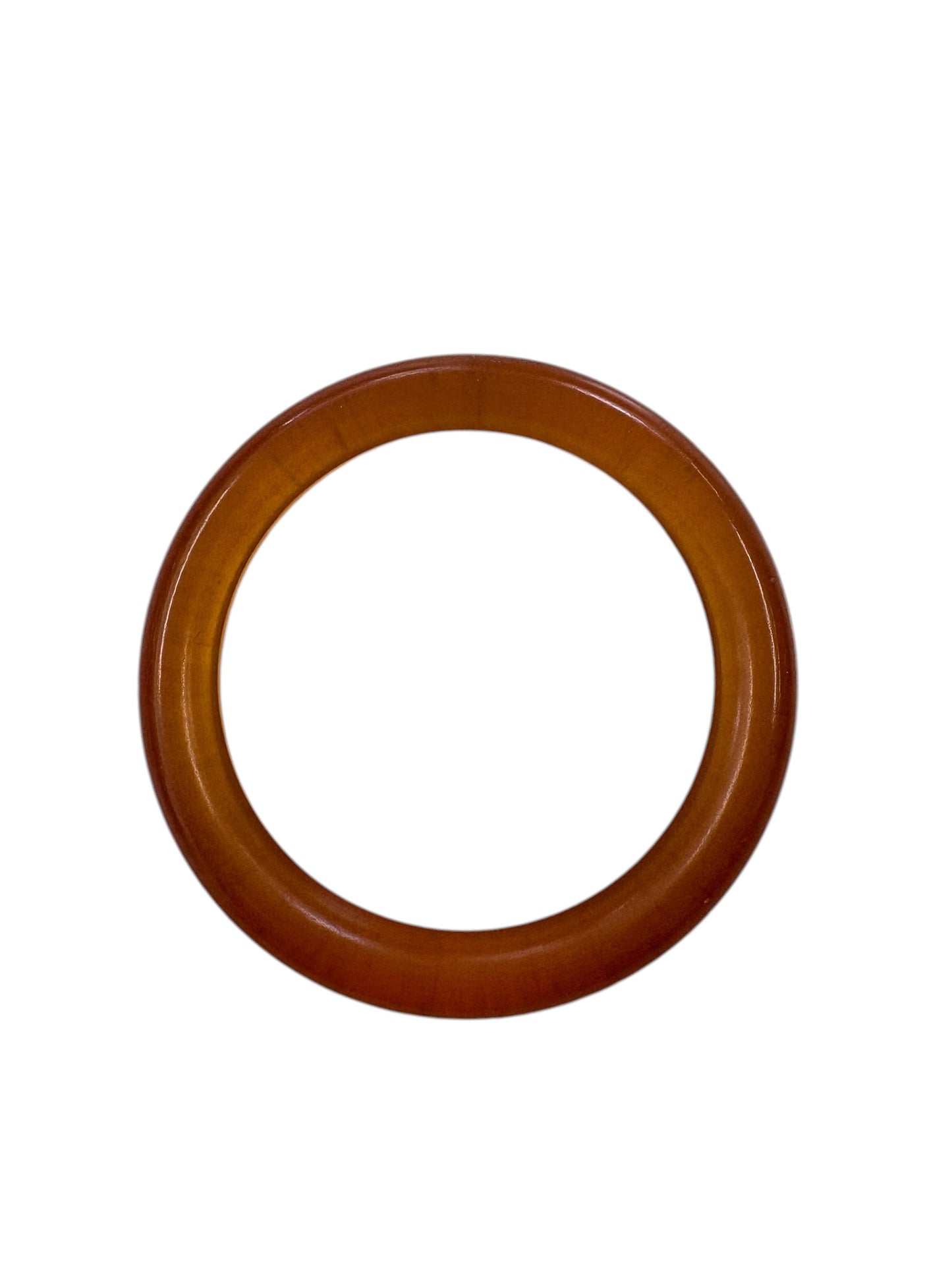 ORANGE TRANSLUCENT ROUND BANGLE