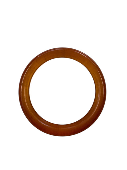 ORANGE TRANSLUCENT ROUND BANGLE