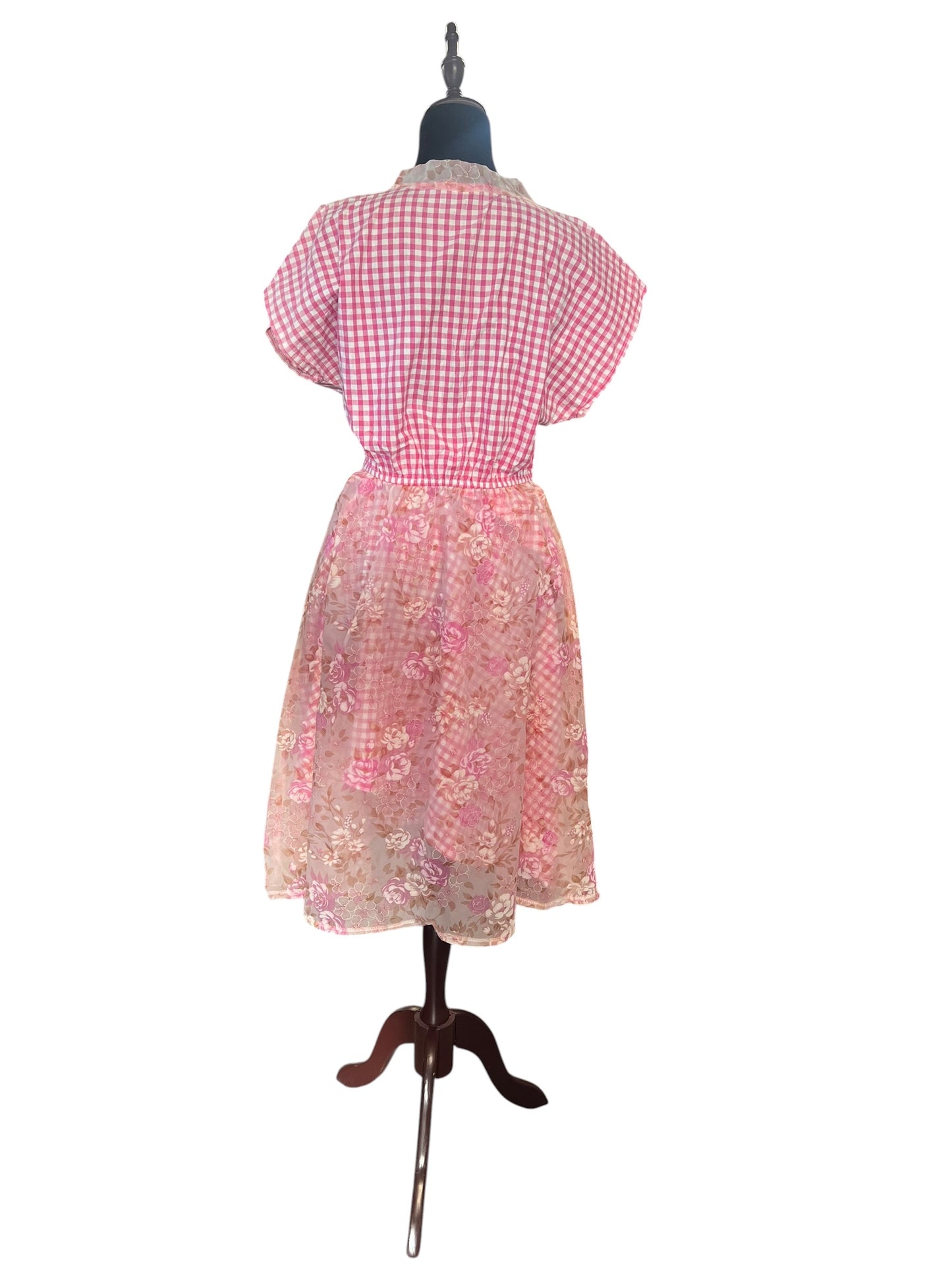 SWEET PINK GINGHAM DRESS | 12