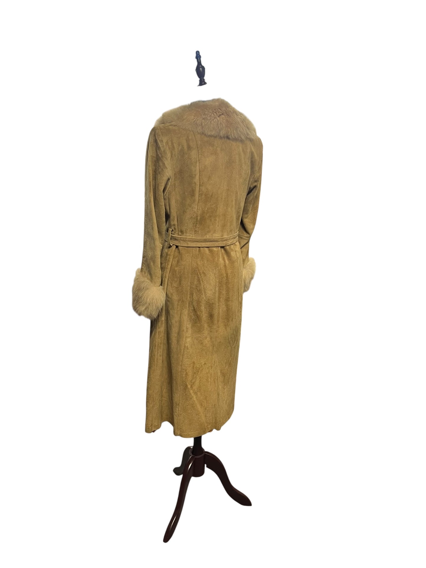 MOONEY SUEDE & FUR COAT | 8