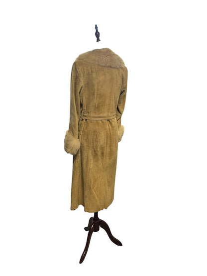 MOONEY SUEDE & FUR COAT | 8