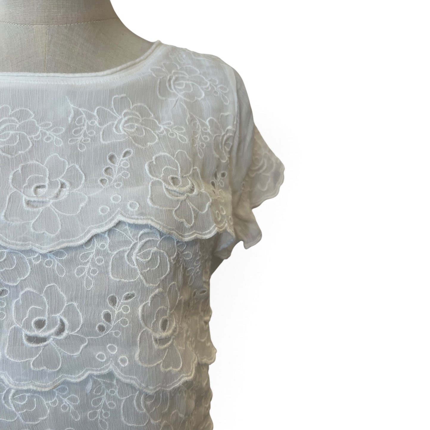 AMBERCROMBIE WHITE TOP | S