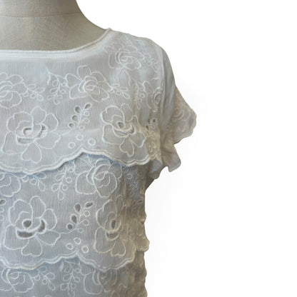 AMBERCROMBIE WHITE TOP | S