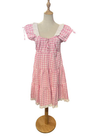 DANGERFIELD PINK GINGHAM DRESS | 10