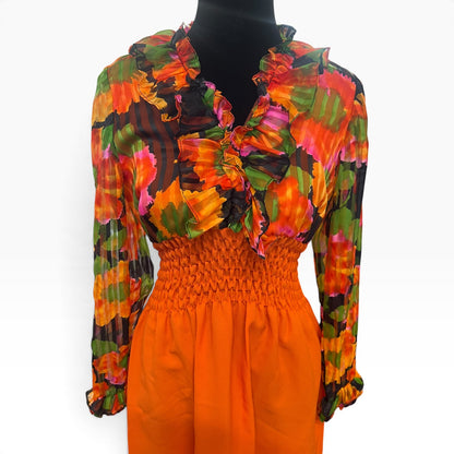 AMERICAN LADY ORANGE & GREEN MAXI | 8