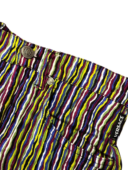 VERSACE STRIPED PANTS | 29
