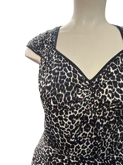 PIN UP LEOPARD DRESS |