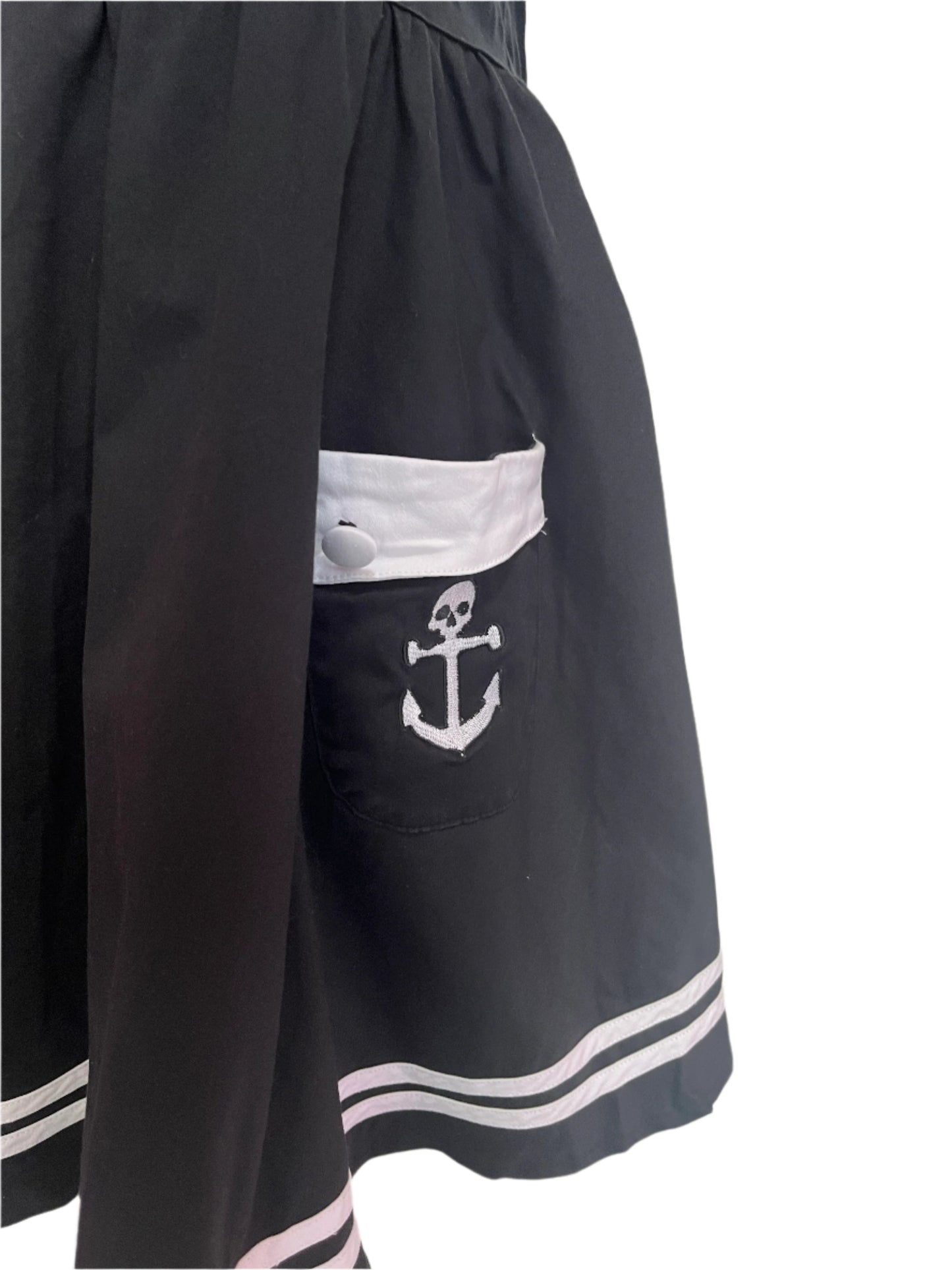 HELLBUNNY SKULL NAUTICAL DRESS | 10