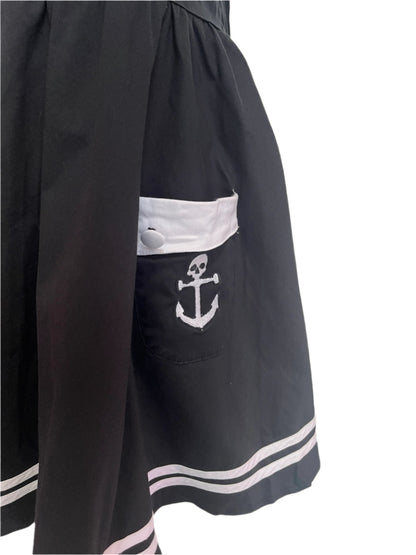 HELLBUNNY SKULL NAUTICAL DRESS | 10