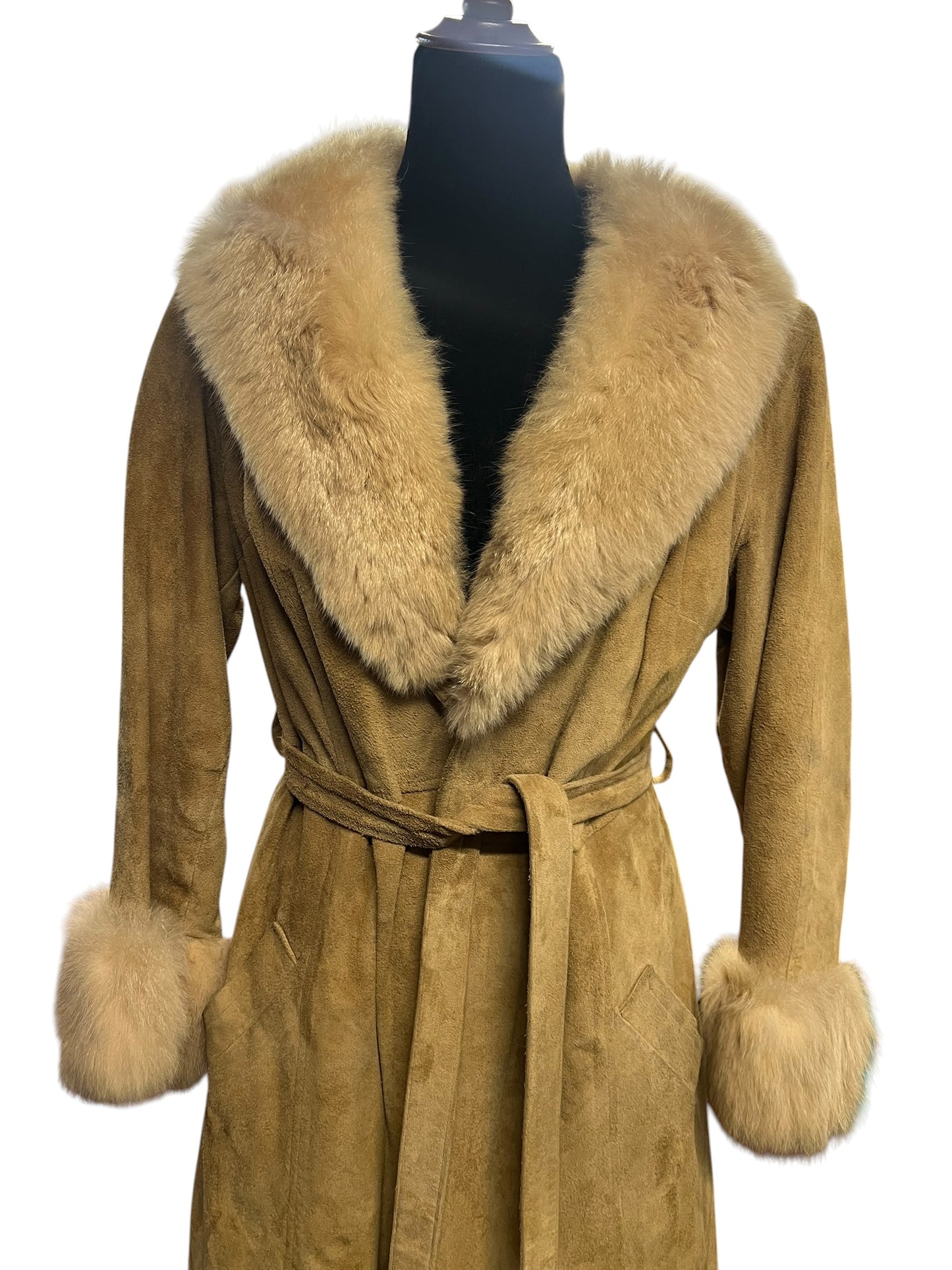 MOONEY SUEDE & FUR COAT | 8